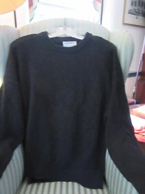 NWT!    FRESH PRODUCE REEF BOXY OVERSIZED COTTON KNIT SWEATER IN BLACK  (OS) - Image 1 of 4