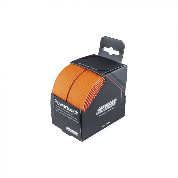 neon orange powertouch handlebar tape with adhesive h276 v17 FSA access dumbbells - Image 1 of 1