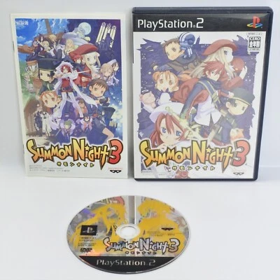 SUMMON NIGHT 3 PS2 Playstation 2 For JP System ccc p2 - Image 1 of 3
