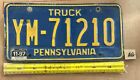 *License Plate, Pennsylvania, Truck, YM - 71210