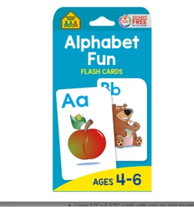 Alphabet Fun Flash Cards - Ages 4 to 6, Preschool to Kindergarten, ABCs, Upperca - Picture 1 of 3