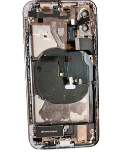ORIGINAL Apple iPhone XS Max Gehäuse Backcover Rahmen Schwarz Weiß Vormontiert - Bild 1 von 7