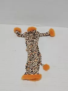 Barbie 2002 Maskerade Party Orange Cheetah Print Costume Top Skirt - Imagen 1 de 6