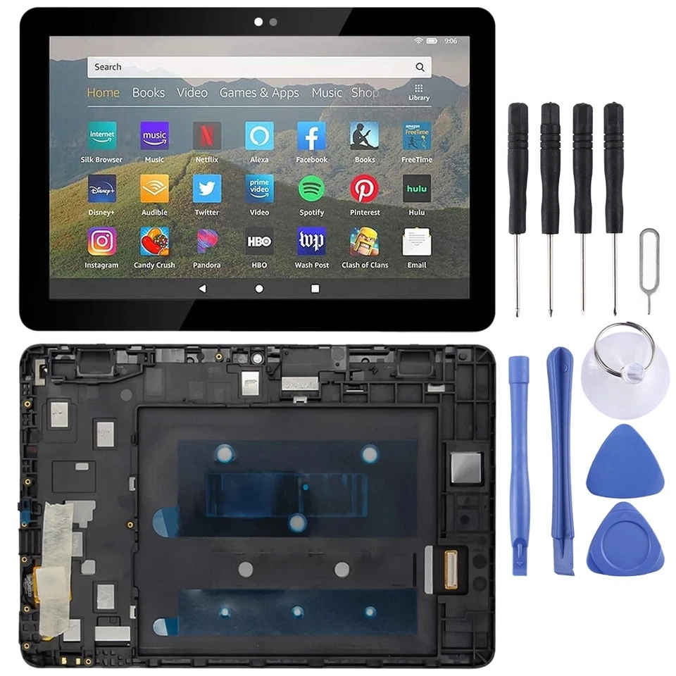 Pantalla LCD OEM para Amazon Fire HD 8 2020 10ª Generación K72LL4 Digitalizador + Marco Foto 1 de 4