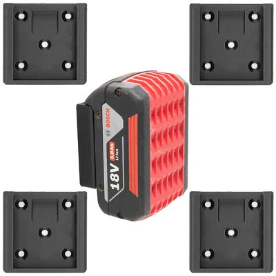 TSB WERK Akku Halter für Bosch 18V Halterung Akku Wandhalter Wandhalterung Bosch 18V