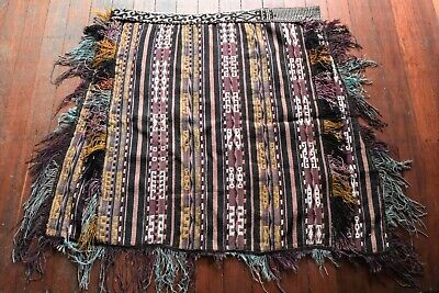 Old Nomadic Uzbek Flatweave Rug Horse Blanket-cover Hand Woven • 450$