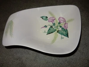 Large Vintage England Carlton Ware Convolvulus Morning Glory Dish Plate - Picture 1 of 6