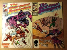 WEST COAST AVENGERS #19 #20. Marvel Comics.1987.