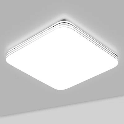 LED ceiling lamp ceiling light bathroom living room bedroom kitchen hallway lamp IP44 - Image 1 of 4