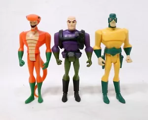 Mattel DC Justice League Unlimited Luthor Copperhead Mirror Master 4.5" Figures - Picture 1 of 4