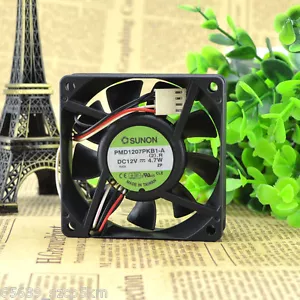 SUNON PMD1207PKB1-A DC12V 4.7W 70x70x20mm 3wire Case Cooling Fan - Picture 1 of 5