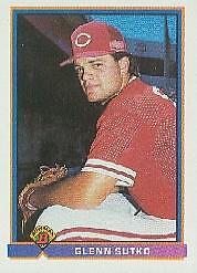 1991 Bowman Baseball #668 Glenn Sutko RC