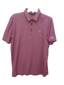Travis Mathew Golf Poloshirt Herren Gr. M Pink - Bild 1 von 6