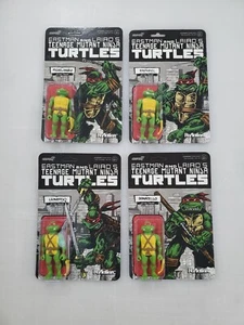 TMNT Mirage Variant ReAction Set Completo Tortugas Ninja 2021 Super7 - Imagen 1 de 5