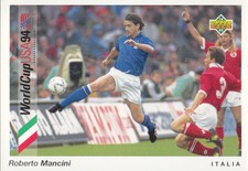 UPPER DECK - FIFA World Cup - USA 94 - Roberto Mancini - Italy - # 86