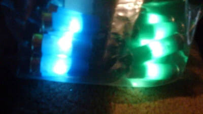 Blue & green shotgun shell lights 20 lights - Image 1 of 2