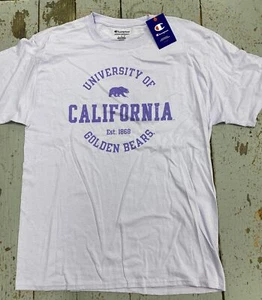 CALIFORNIA GOLDEN BEARS Adult TEE SHIRT Champion Large Licensed NWT - Picture 1 of 3