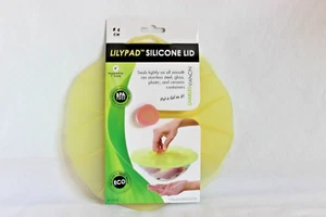 Charles Viancin gelb Lilypad Silikondeckel für Lebensmittellagerung 8" für 7" Schüsseln - Bild 1 von 4