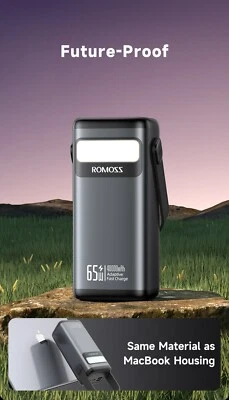 40000mAh 65W Power Bank Portable USB Type-C PD Charger For Laptop iPhone MacBook - Image 1 of 4