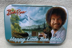Bob Ross Happy Little Tree Candy Tin W Mints - Picture 1 of 2