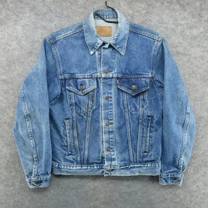 Giacca vintage Levis uomo 38 blu tipo 3 camionista made in USA anni 80 90 denim 70506 - Foto 1 di 21