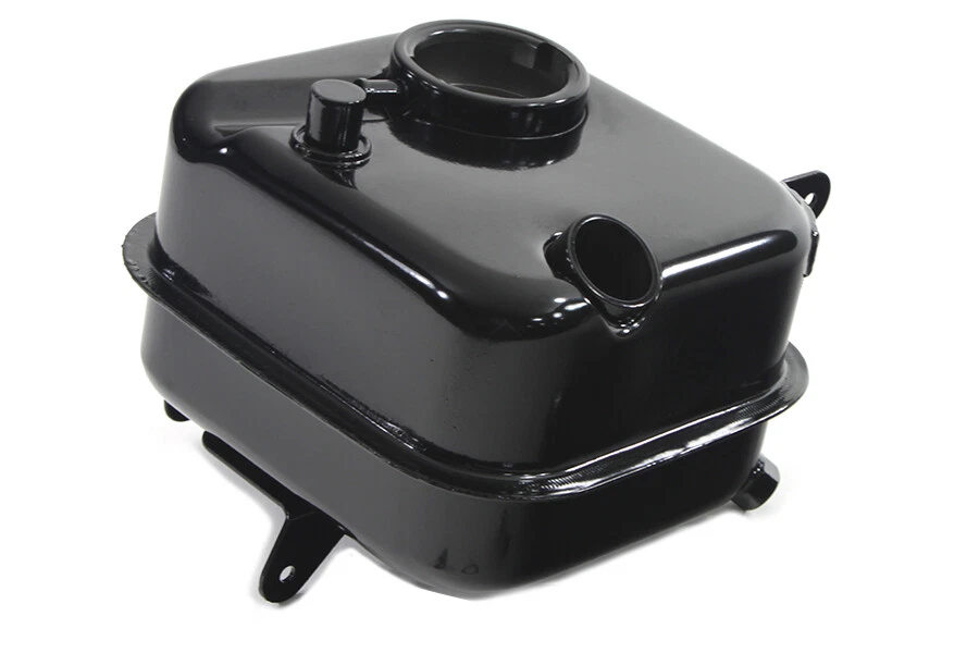 Harley Oil Tank For 1965-1980 FL Black 1971-1980 FX 62504-65B V-Twin 40-0410 X8 - Imagem 1 de 1