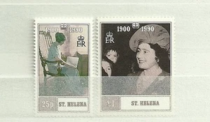 ST HELENA SG570-571-90. GEBURTSTAG DER KÖNIGIN MUTTER-MNH - Bild 1 von 1