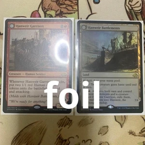 Hanweir Fortress Foil MTG English 2-Deck Set Used - Picture 1 of 8