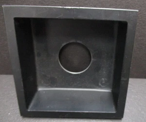 Unbranded 4x4" metal 1 5/16" recessed lens board with 34/35mm diameter opening. - Picture 1 of 4