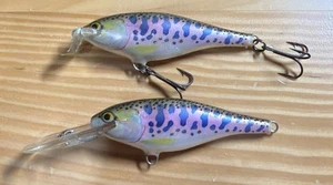 1988 VINTAGE Rapala 2 SHAD RAP Japan special color BMS YAMAME super rare!!! - Bild 1 von 11