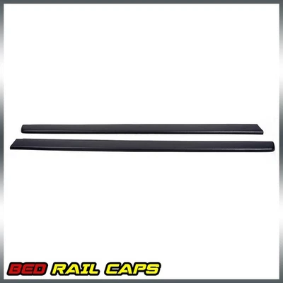 Tapas de riel de cama de 6,5' aptas para Chevy Silverado GMC Sierra 1999-2007 molduras 2 piezas Foto 1 de 4