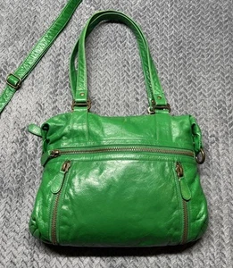 Latico Purse Green Leather Soft Crossbody Shoulder Tote Boho Handbag - Picture 1 of 14