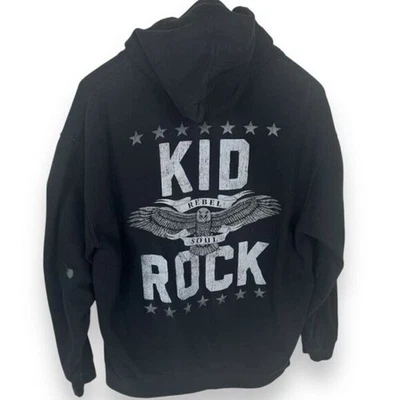 Sudadera con Capucha Kid Rock Para Hombre Talla XL Envejecida Banda Y2K Merch Grunge Indie Sleaze Foto 1 de 4