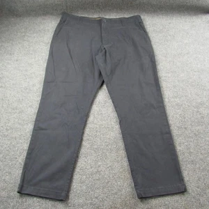 Lee Pants Mens 40x32 Blue Gray Extreme Comfort MVP Relaxed Fit Stretch Chino - Picture 1 of 11