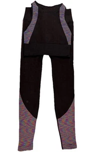 Juego de 6 sujetadores y pantalones ajustados en negro/arco iris Lululemon Love Revealed - Imagen 1 de 8