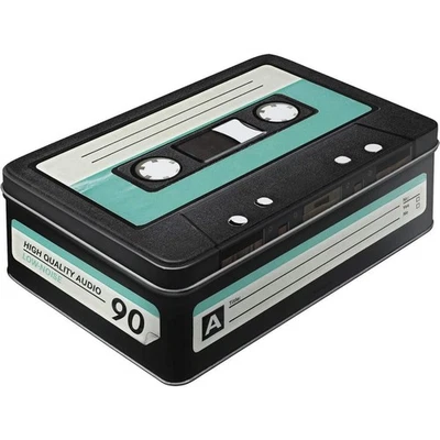 ART NOSTALGIQUE Nostalgic-Art - Boîte de Conserve de Rangement en Métal - Retro Cassette