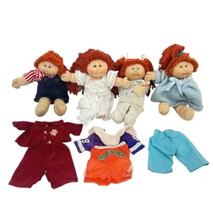 Cabbage Patch Kinder Vintage gebrauchte Babypuppen Konvolut rotköpfiges Garn Haare 80er - Bild 1 von 5