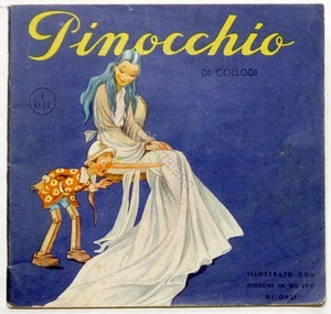 Pinocchio illustrato con disegni in rilievo di Orsi - Albo 1 - ed. 1950 ca.  - Foto 1 di 5