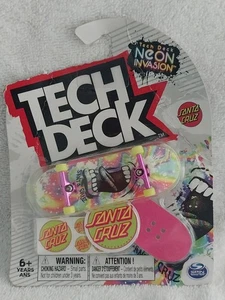 Tech Deck Neon Invasion Santa Cruz Fingerboard Ultra Rare Damage Package  - Bild 1 von 5