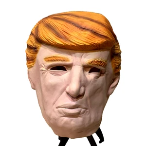 Adult DONALD J TRUMP LATEX MASK - OSFM - Picture 1 of 5