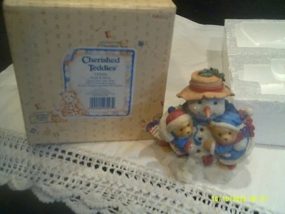 Vintage Cherished Teddies Fig - Frank and Helen - 1998 - OVP - Snow One Like You - 352950 - Bild 1 von 4