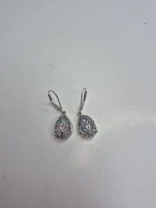 Tree of Life Earrings 925 Sterling Silver Moonstone Dangle Drop Gifts for Women - Picture 1 of 10