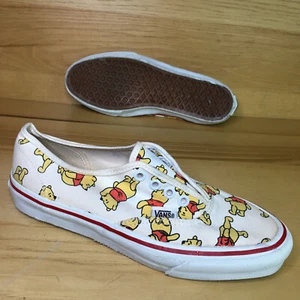 Vintage Vans off The Wall Disney Winnie The Pooh Women 8.5 Made In USA - Picture 1 of 24