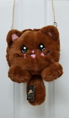 Plush Purse Kitty Pouch Bag - Image 1 of 4