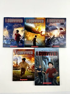 I SURVIVED Lot - 1 Graphic Novel & 4 Chapter Books - Paperback - Imagen 1 de 21