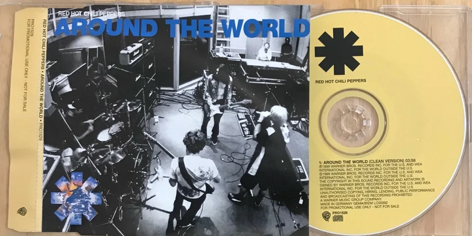 Red Hot Chili Peppers 'Around The World' CD Promo Single 1999 Germany PRO1529  Foto 1 de 1