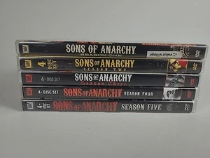 Sons of Anarchy DVD Lot Seasons 1 2 3 4 5 TV Show Series Ron Perlman *AS IS* - Picture 1 of 4