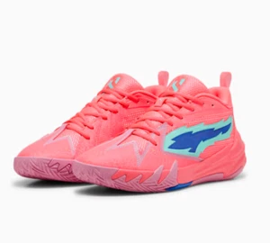 PUMA MEN'S SCOOT ZERO BASKETBALL SHOES SUNSET GLOWE ELECTRIC PEPPERMINT SZ 10.5 - Picture 1 of 7