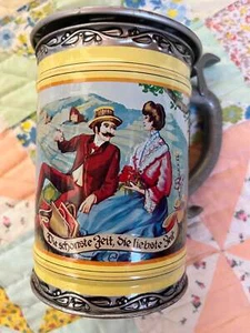 Vintage Fricke & Nacke Tin Beer Stein - Picture 1 of 5