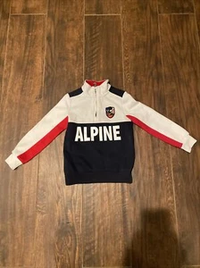 POLO Ralph Lauren Alpine Color Block Ski 92 Pullover 1/4 Zip Size 6 - Picture 1 of 12